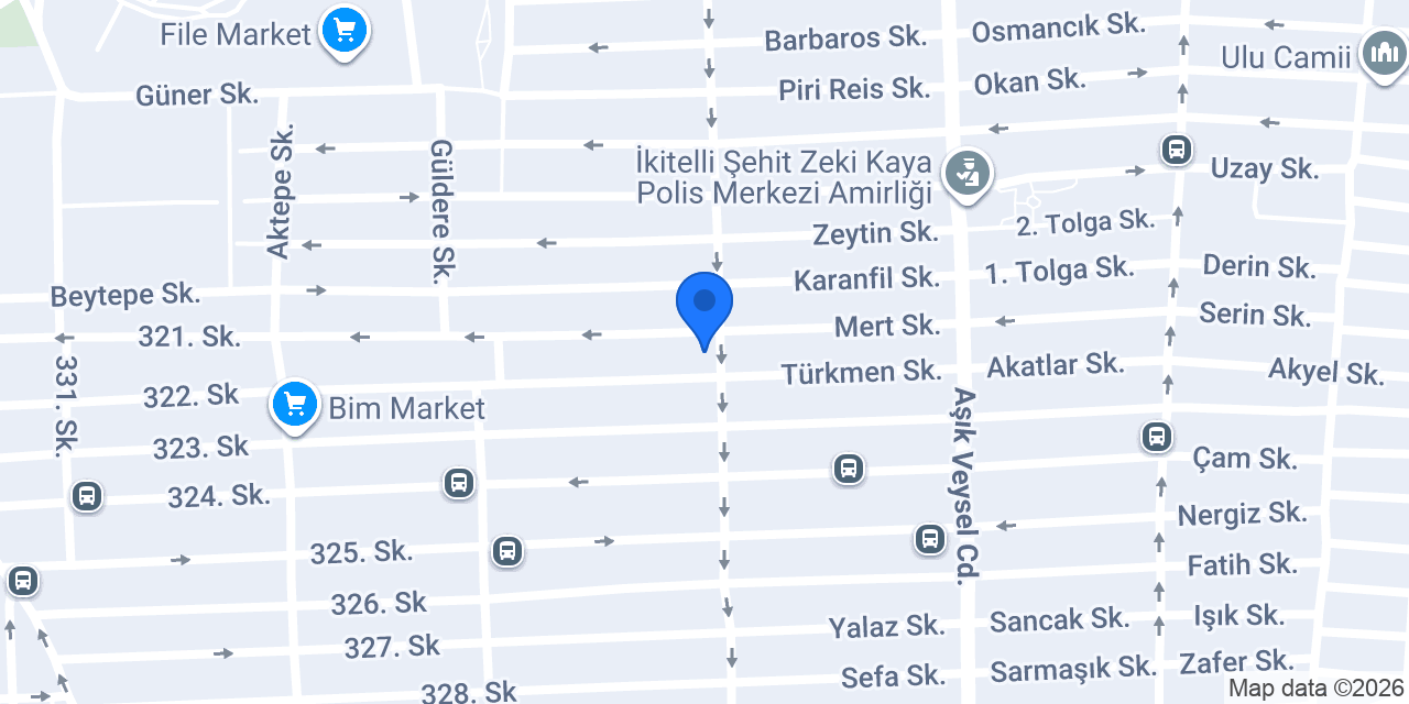 Şahinler Yapı inşaat Malz. konumu