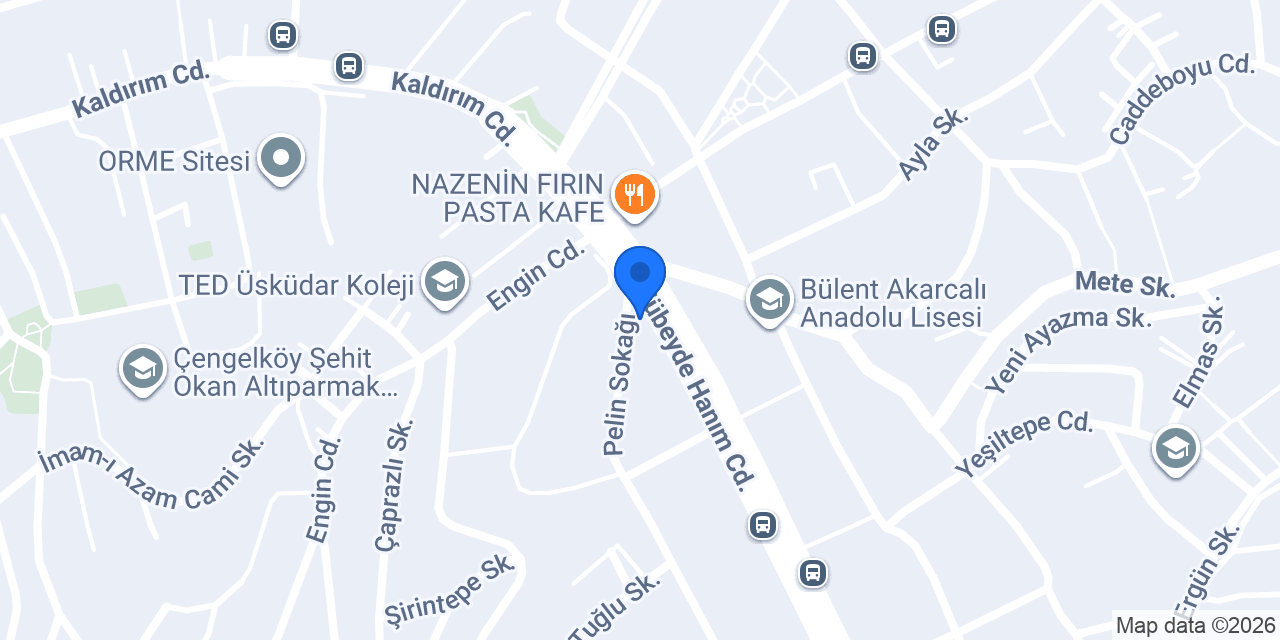 Meridyen Park Yapı Taah. San. ve Tic. A.Ş. konumu