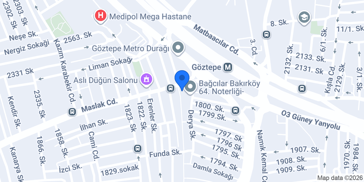 Elfida Çiçekçilik konumu