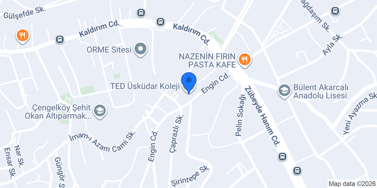 TED Üsküdar Koleji konumu