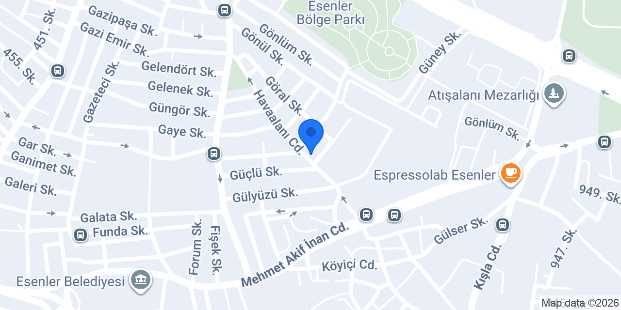 DÜZGÜN PERDE konumu