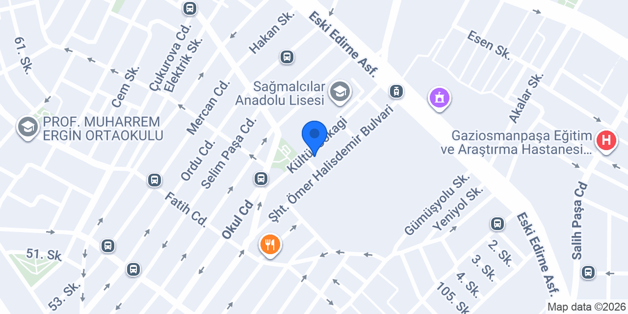 Akasya Börek Salonu konumu