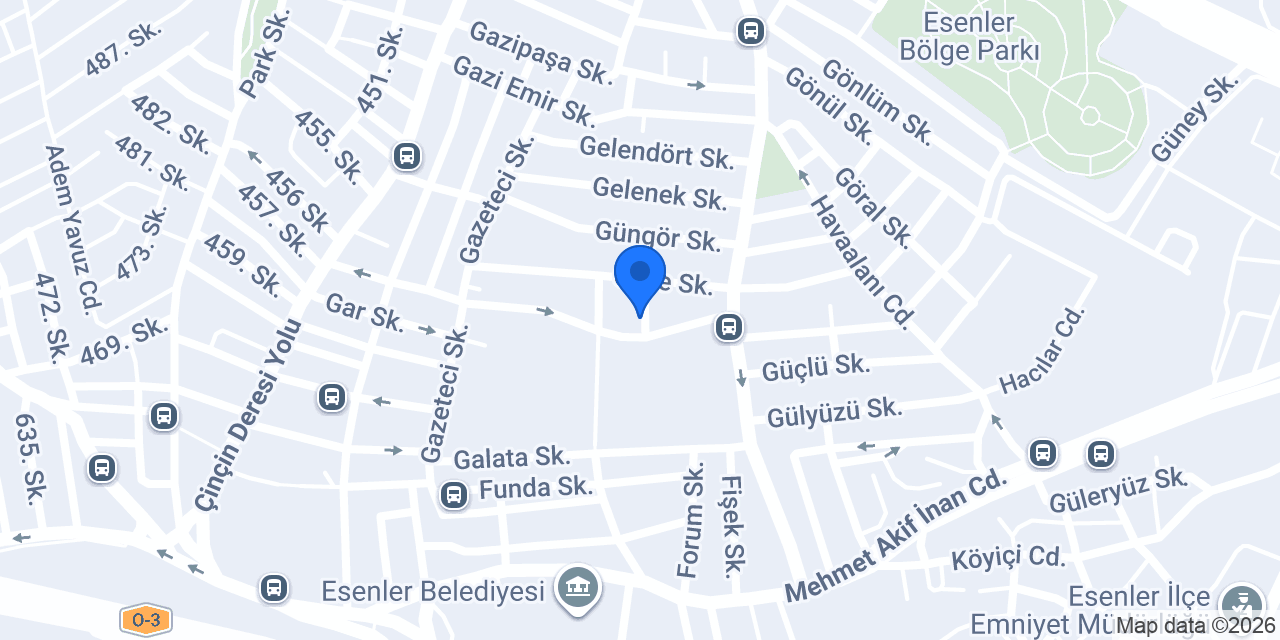 Güler Mobilya konumu