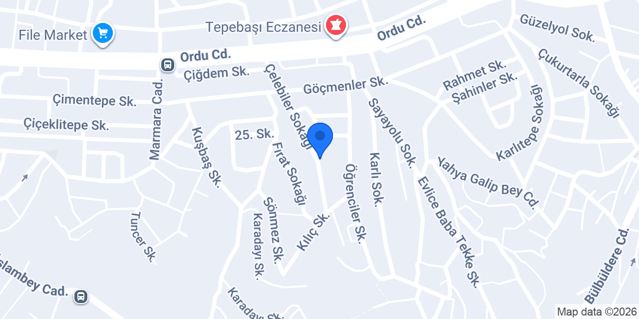 zirve çati dekorasyon konumu