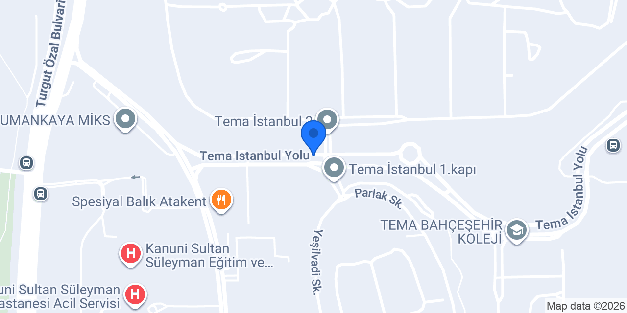Tema İstanbul Satış Ofisi konumu