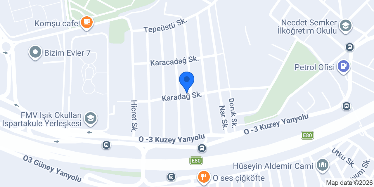 Şahin teknik tesisat konumu