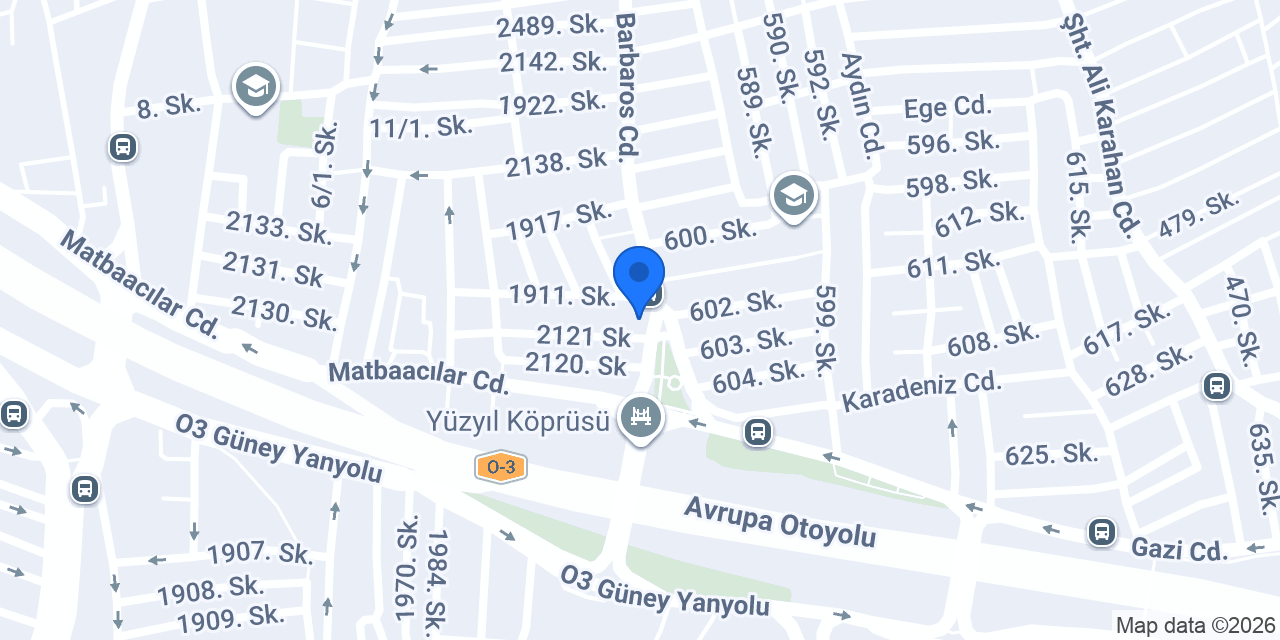 Anadolu teknik servis tesisat konumu