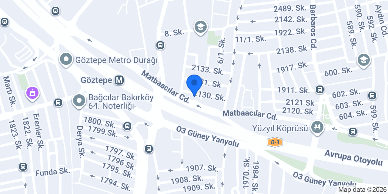 Sırdaş Matbaa konumu