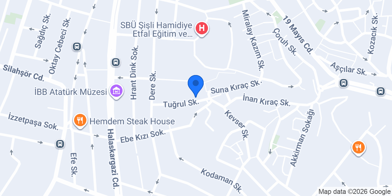 Çakır otopark konumu