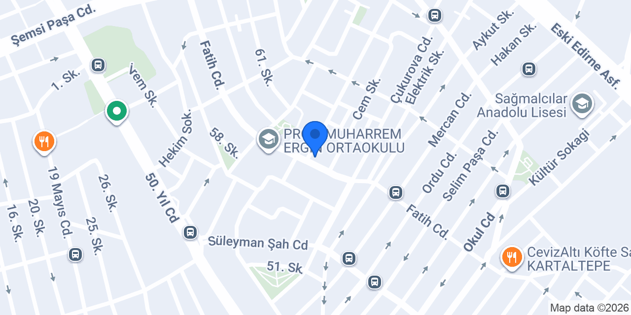 Akdeniz Pastanesi konumu