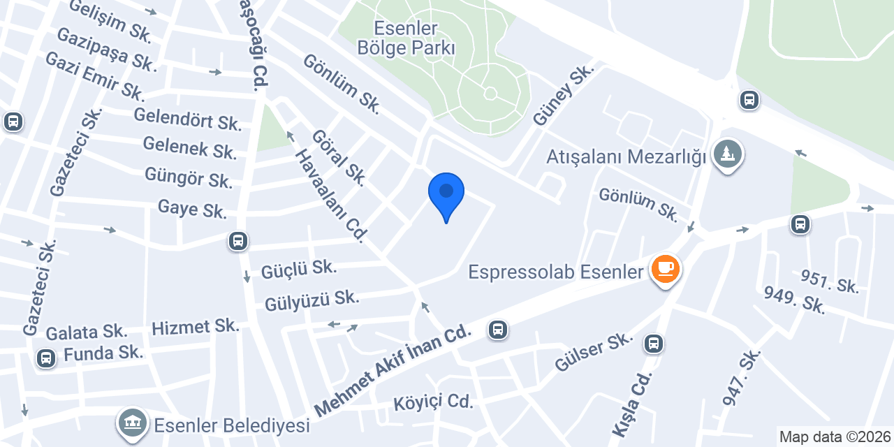 Yunus Emre İlkokulu konumu