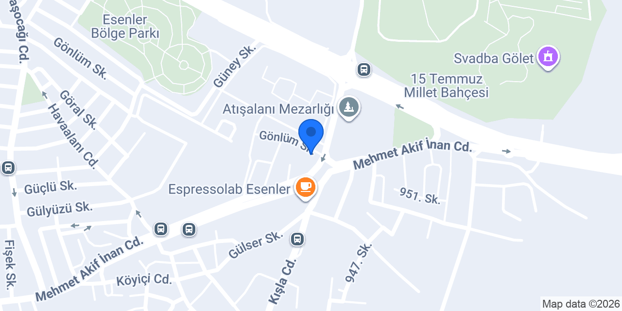 Fırında Unlu Mamüller konumu