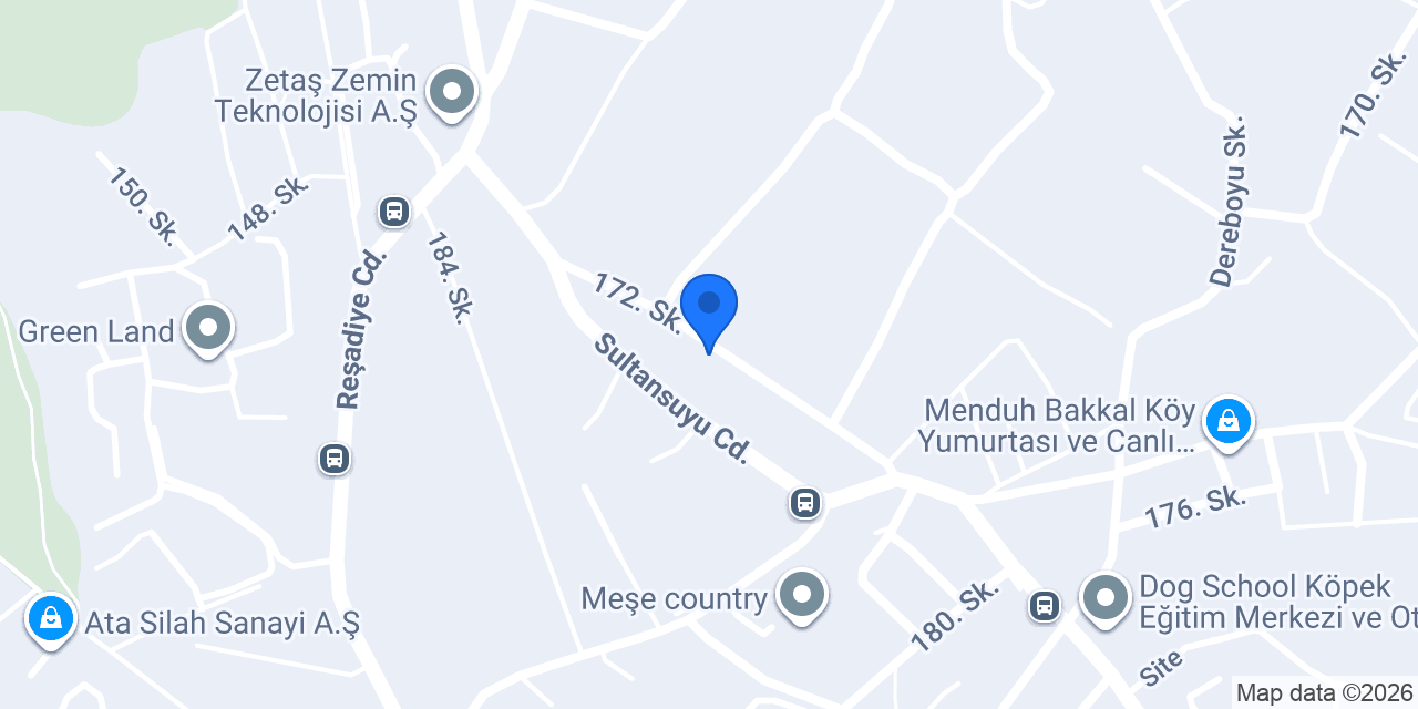 Aytech Silah San. ve Tic. Ltd. Şti. konumu