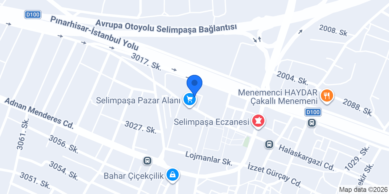 Fatih Mobilya ve Dekorasyon konumu