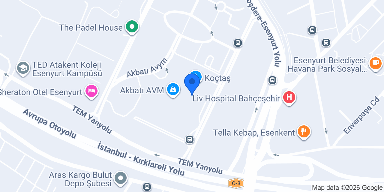 Pandora Akbatı konumu