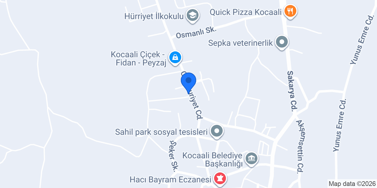 Yakamoz Balıkçılık konumu