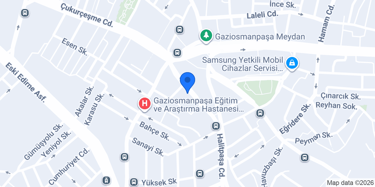 Yeni Otel konumu