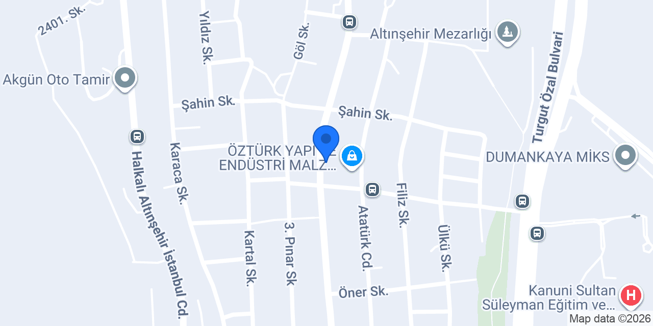 Acıktım Kebap konumu