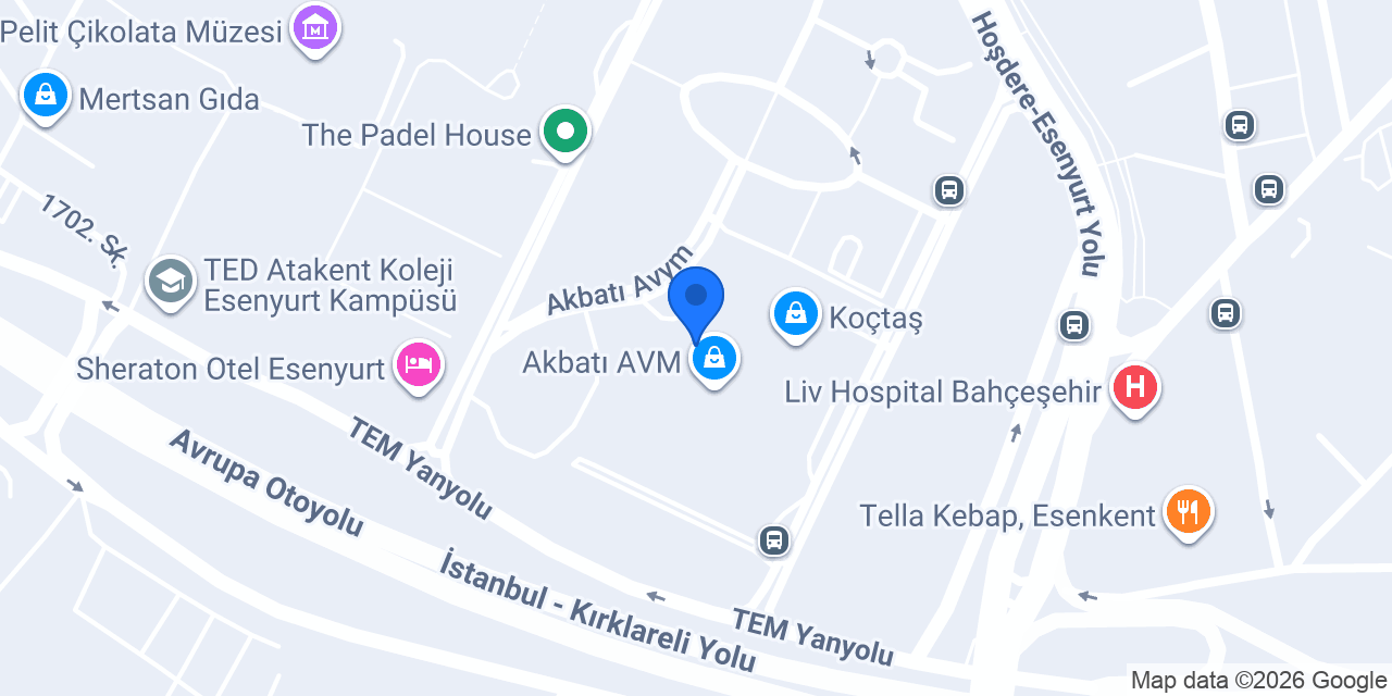 Jolly Tur- Akbatı AVM konumu
