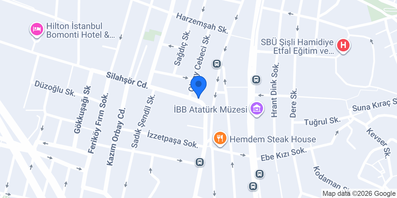 Şişli - Bomonti Su Tesisatçısı konumu