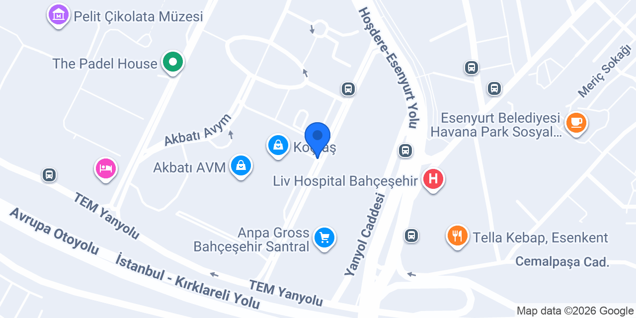 Meşhur Sarıyer börekçisi konumu