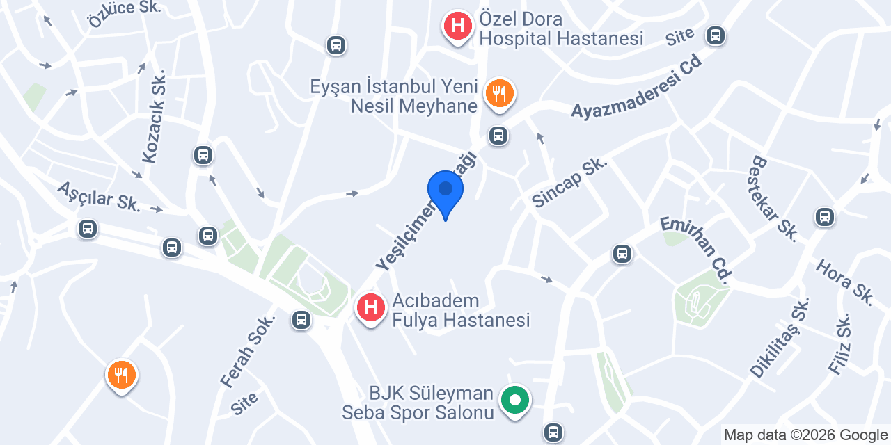 Doç. Dr. Özlem Karabudak Abuaf konumu