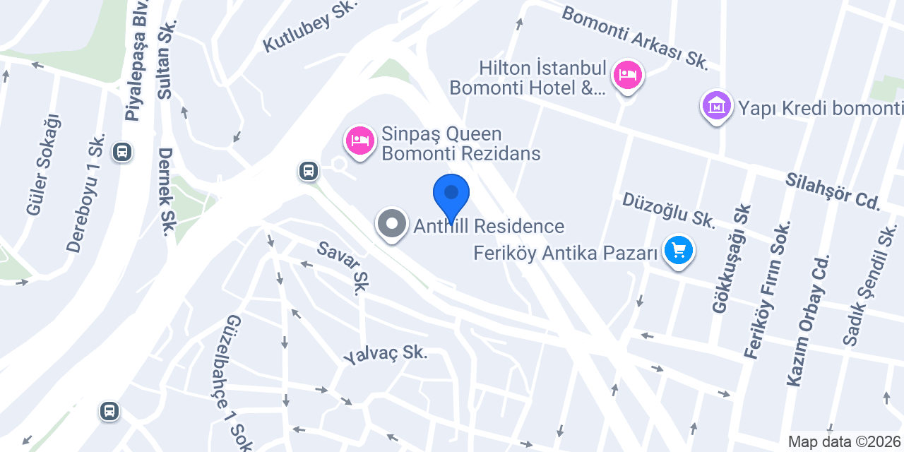 Qubbe Bomonti konumu