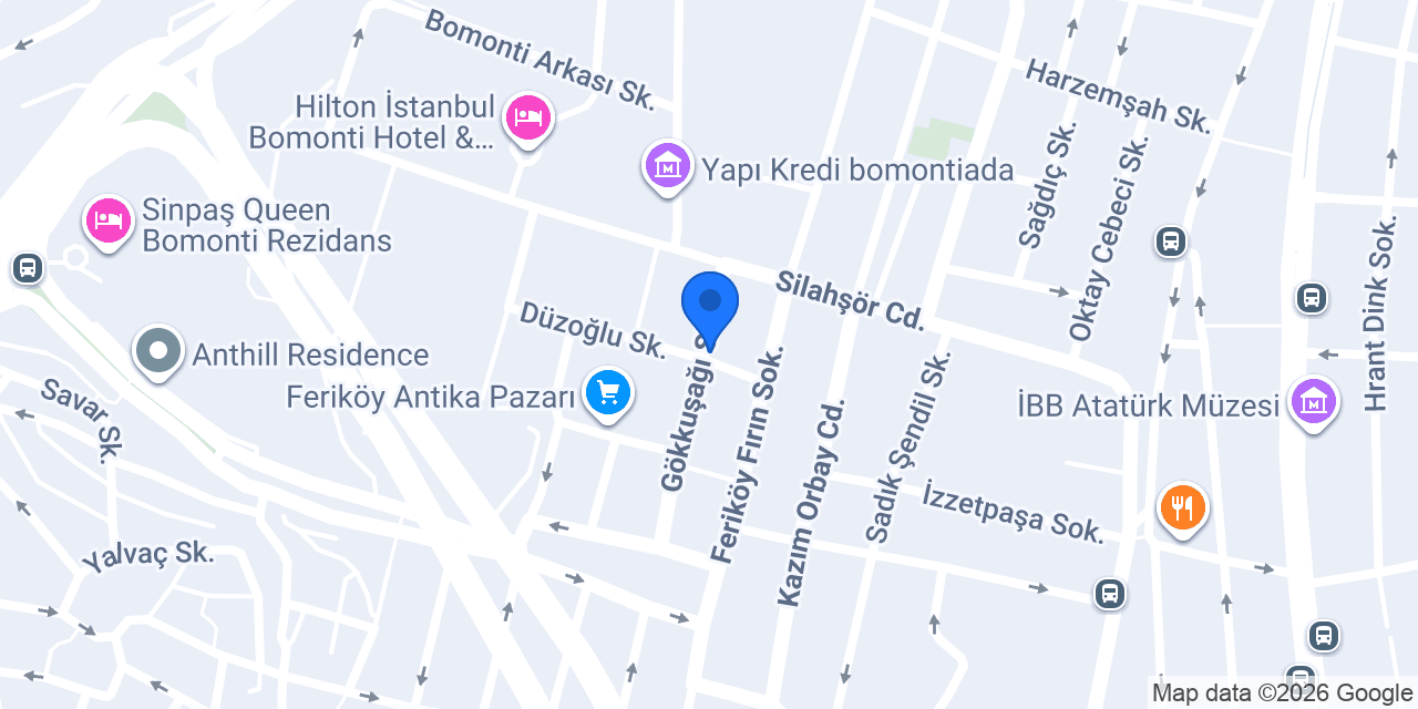Bomonti Çilingir konumu