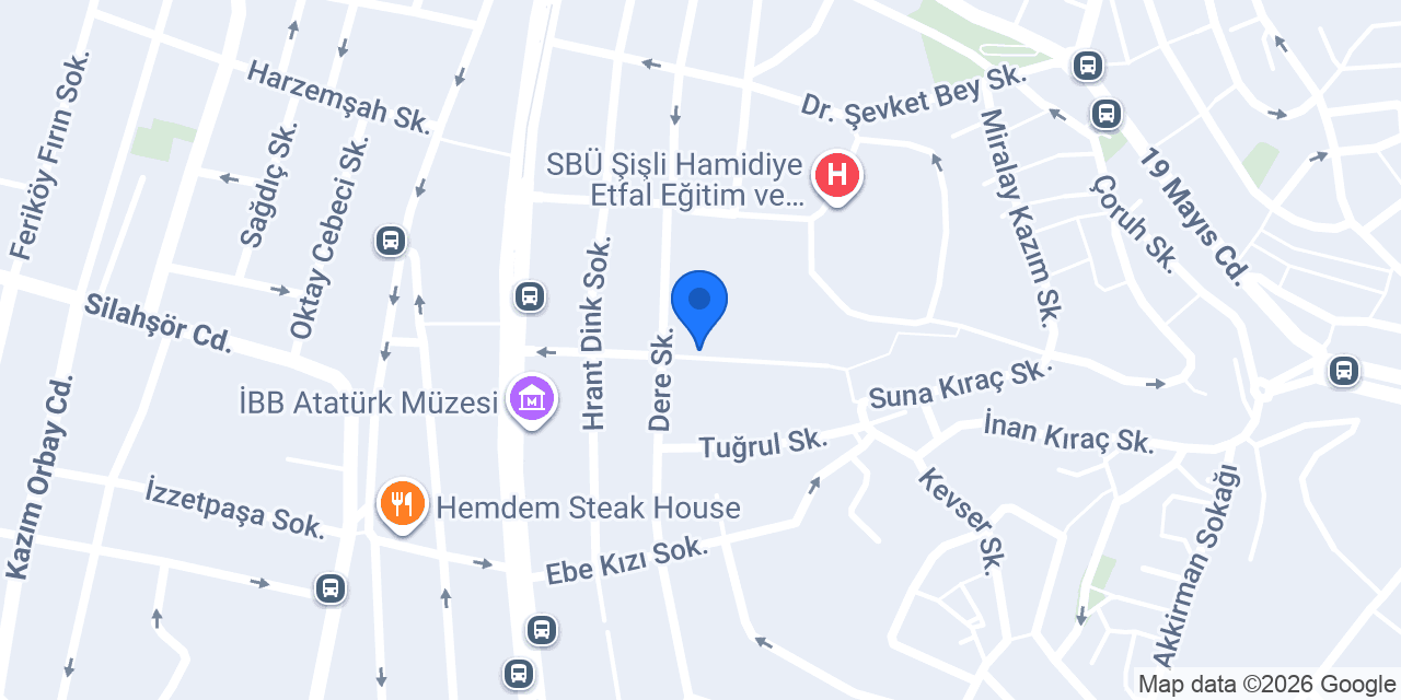 Halifaks Hotel Sisli Istanbul konumu