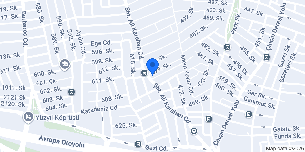 Yaşar börek salonu konumu