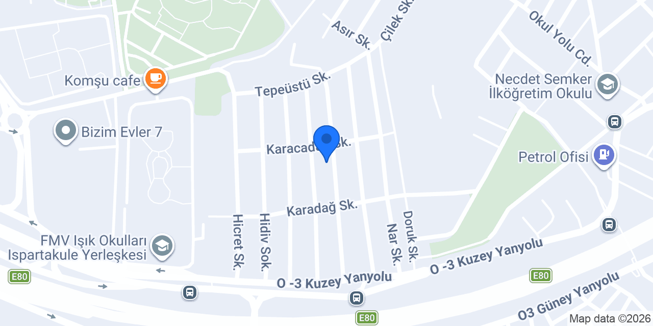 Ramazan Erkek Kuaförü konumu