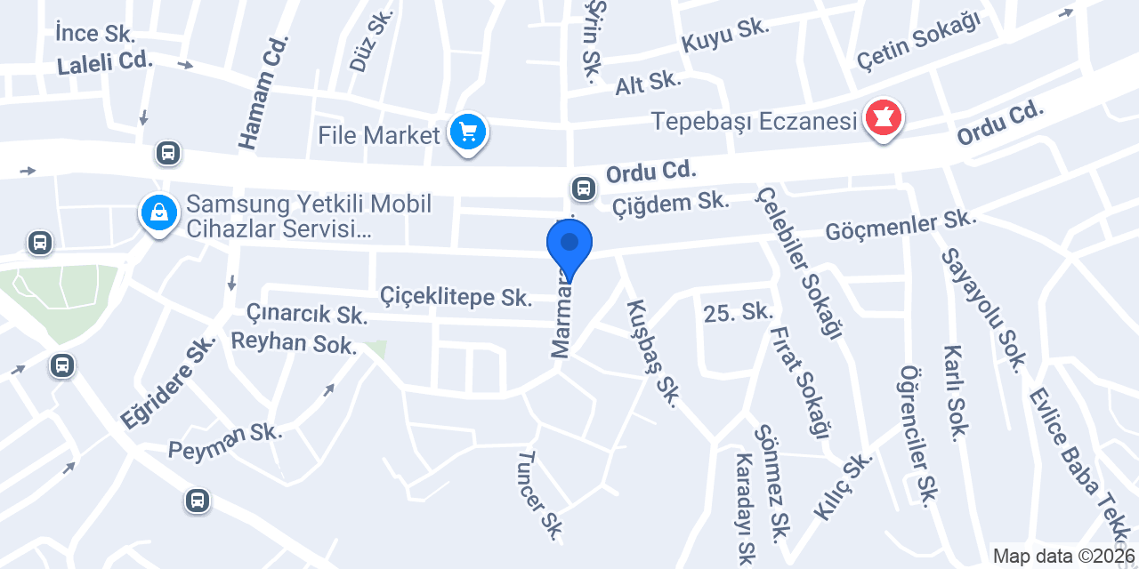 Başpınar Su konumu