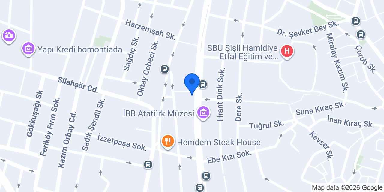Bakırkazan Şişli konumu