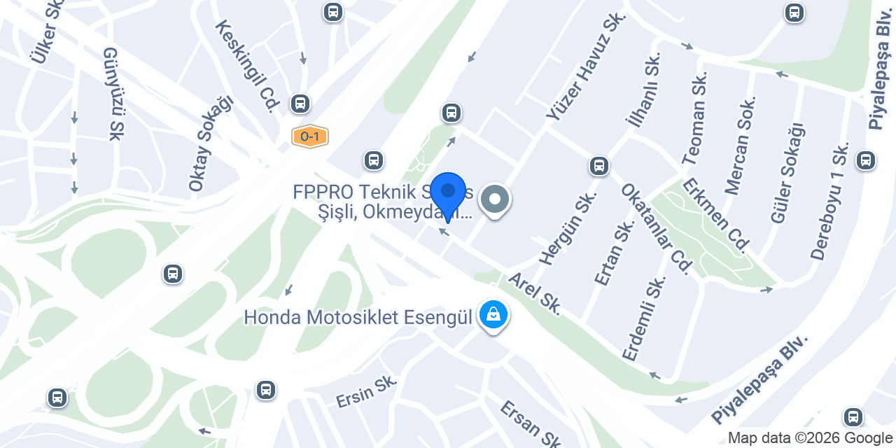 Pergoper Yapi Sistemleri San. Ve Tic. Ltd. Şti. konumu
