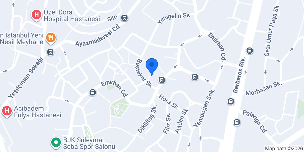 Bestekar elektrik konumu
