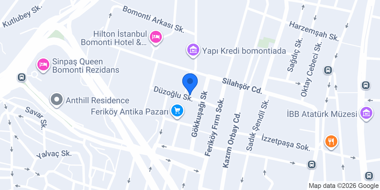 Bomonti Muay Thai Studio konumu