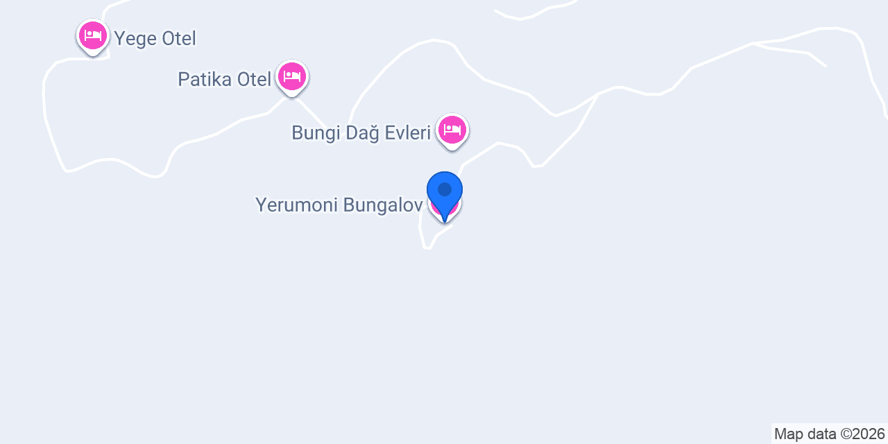 Yerumoni Bungalov konumu