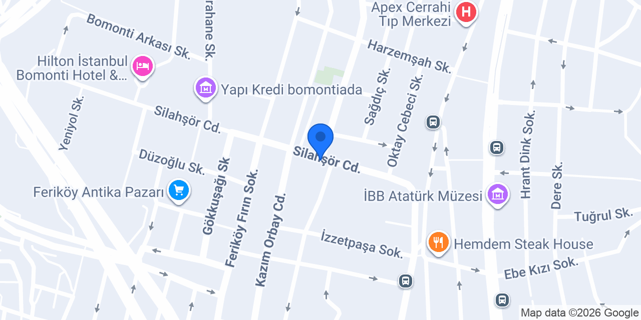 Little Caesars Şişli Şubesi konumu