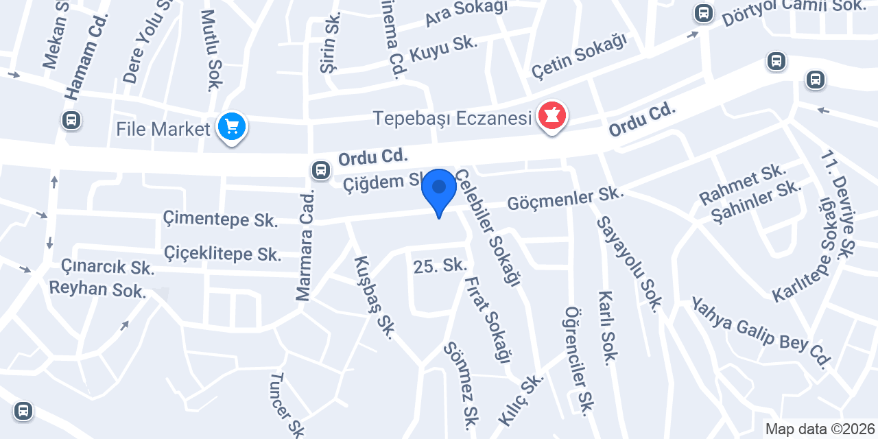 DADAŞ iNŞAAT konumu