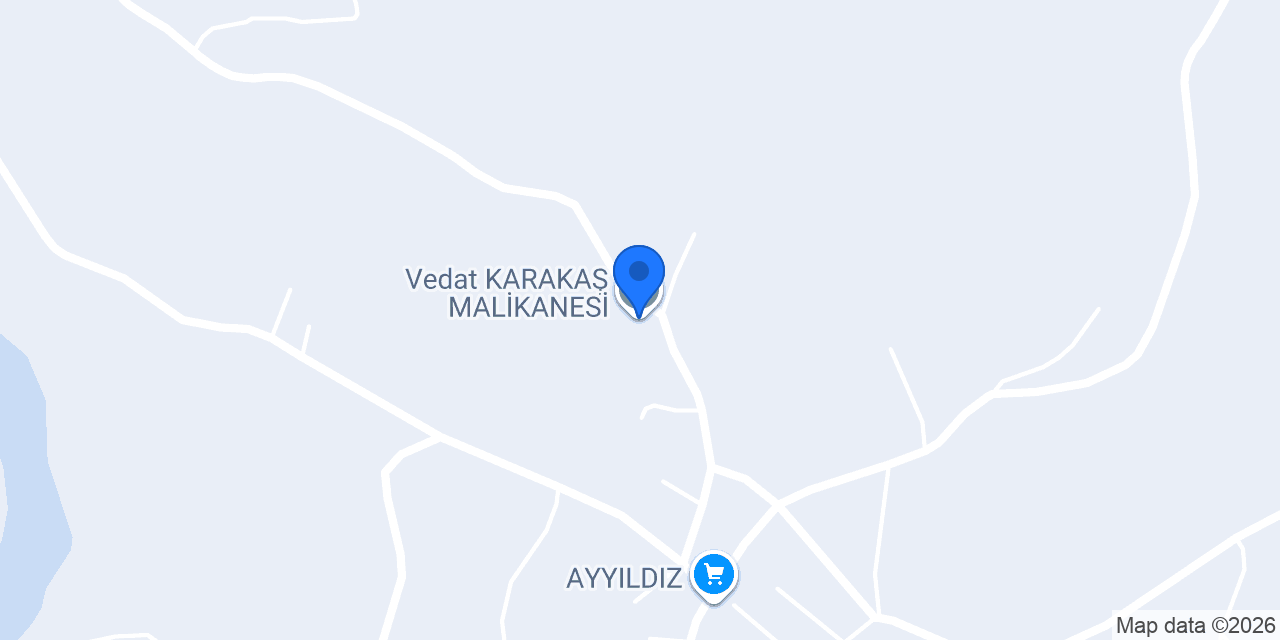 Vedat KARAKAŞ MALİKANESİ konumu