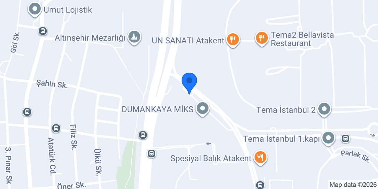 Bostek Yapı İnşaat konumu