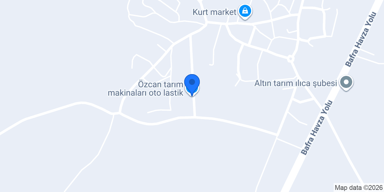 Özcan tarım makinaları oto lastik konumu