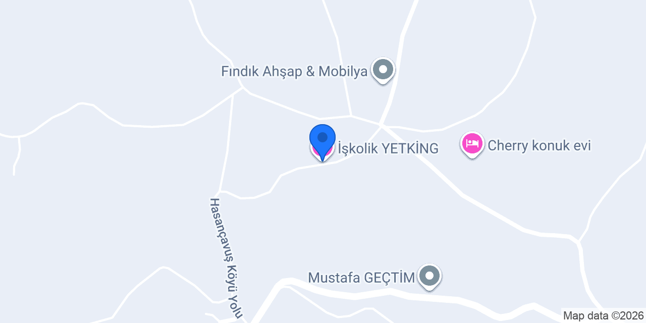 İşkolik YETKİNG konumu