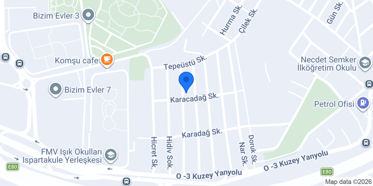 Özçetin Turizm konumu