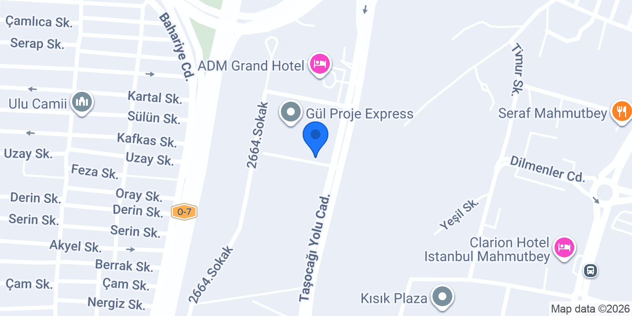 GAZİOĞLU GRAND SUİTE HOTEL konumu