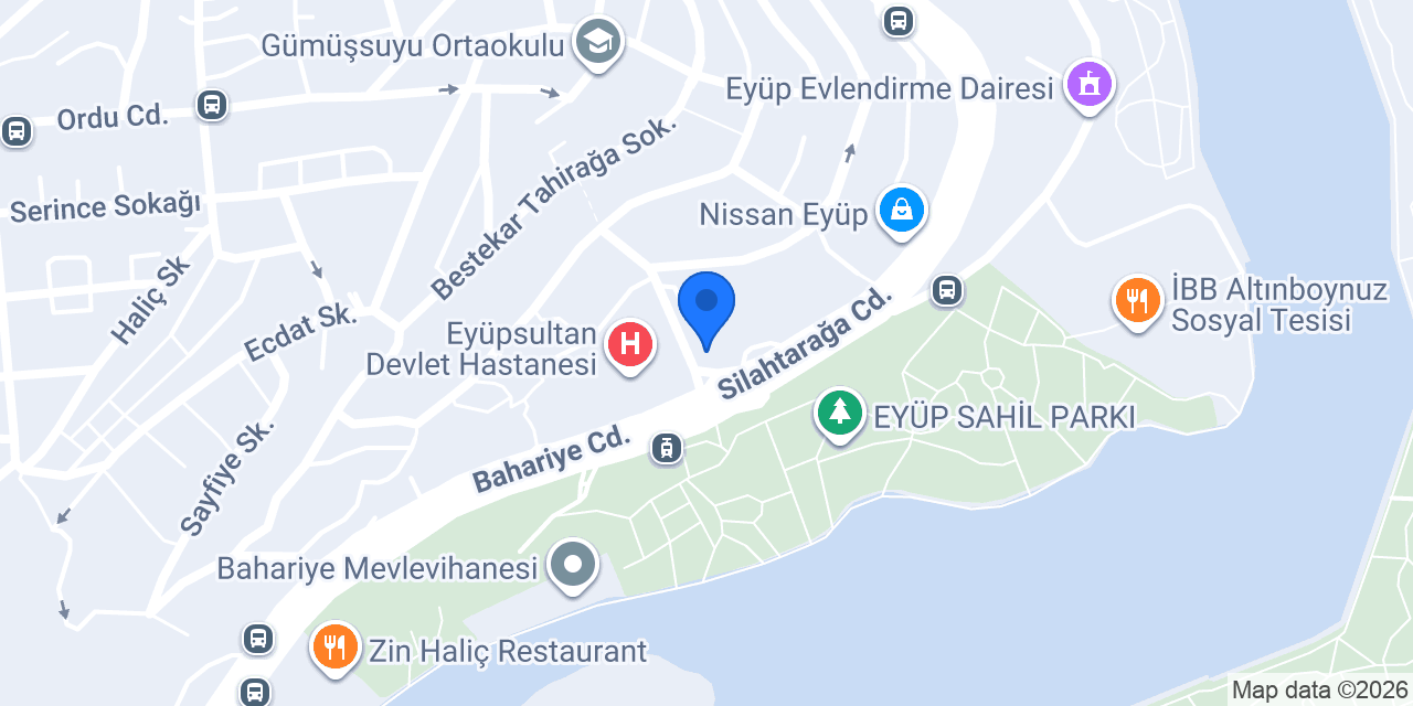The Coffee Factory Eyüp Haliç Şubesi konumu