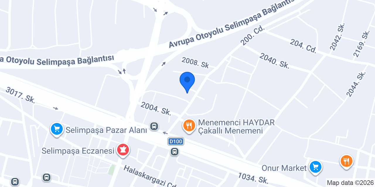Silivri hazır beton konumu