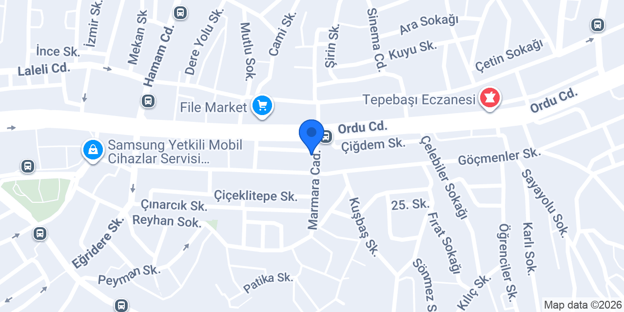 Fırın Fındık konumu