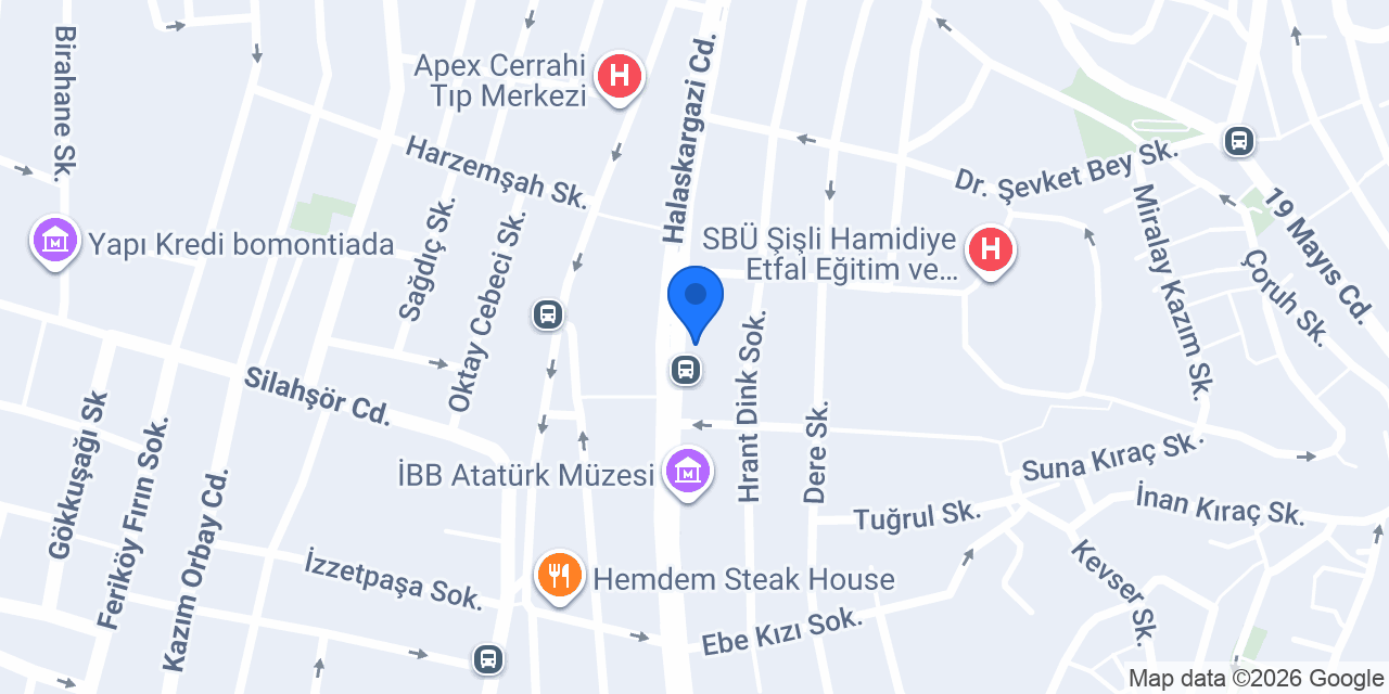 Garanti BBVA Şişli Şubesi konumu