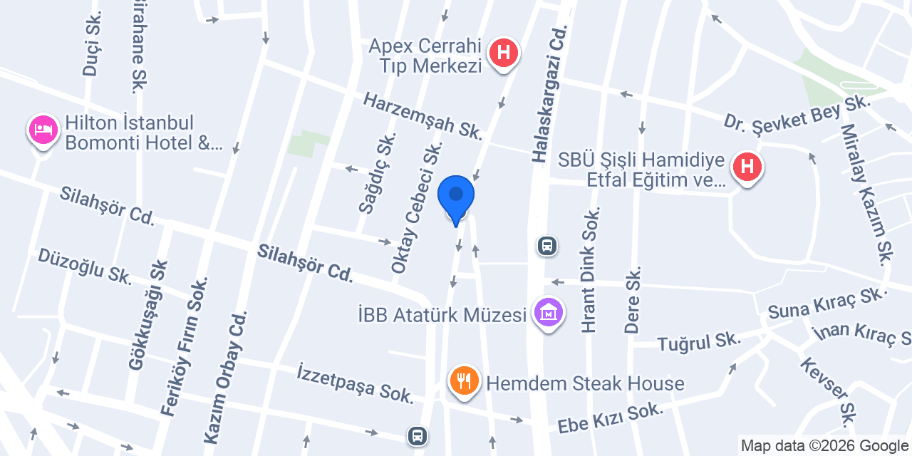 The Sisli Park İnn konumu